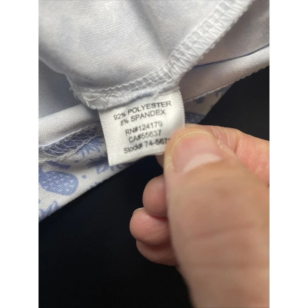 Johnston & Murphy XC4 Pineapple 2XL Short Sleeve Button Up Stretch Perfect - Picture 8 of 11
